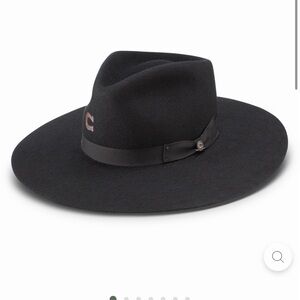 Charlie 1 Horse Highway Wool Hat medium black nwot